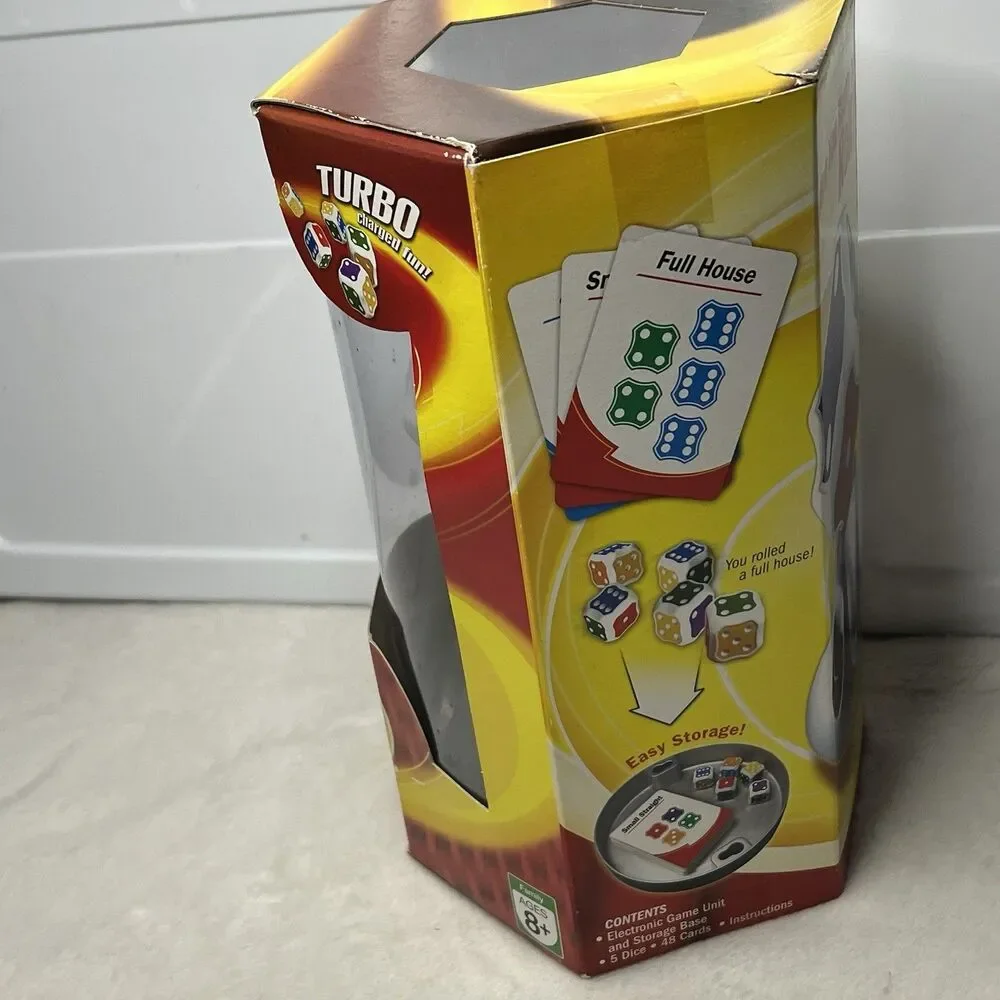 Yahtzee Turbo Electronic Talking Game 2006 Hasbro Parker Bros New Sealed NOS